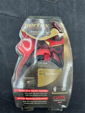 22087-10 Perfex Sure Connect 10ft Printer Cable New