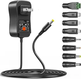Ea048vmxamxx-12xx Powseed 48w Universal Ac Adapter 5v 6v 9v 12v 15v 19v 20v 24v Dc Power Black