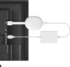 Qfup-cc-4k Qfup Usb-c Power Adapter For Google Tv Chromecast 4k And Hd Versions White