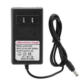 Qiilu Qiiluud0f2e4t3o 21v 2a Lithium Battery Charger 21 Volt Power Adapter For Headlight Black