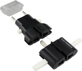 Road Warrior Rw101bk-us Universal Travel Plug Adapter Black