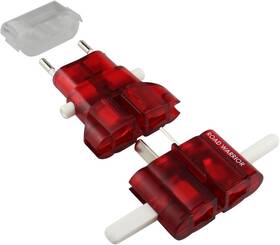 Road Warrior Rw101cr-us International Travel Plug Adapter Red