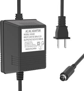 Sanjoon Gnt-dyspq185 18.5vx2 500ma Ac Mini 3 Pin Power Adapter Compatible With Behringer Black