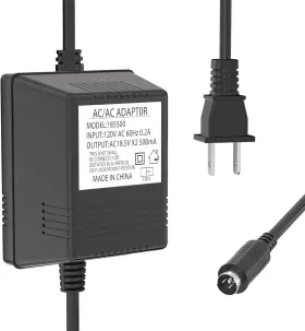 Gnt-dyspq185 Sanjoon 18.5vx2 500ma Ac Mini 3 Pin Power Adapter Compatible With Behringer Black