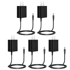Gj12wd-1200100uw Security-01 12v 1a Power Supply Adapter Ul Listed 1.5m 5ft 5x12v1a Black