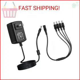 Mmo-pn-329608848 Security-01 Ul Listed 12v 2a Power Supply Adapter With 1 To 4 Splitter Cable Ac 100-240v