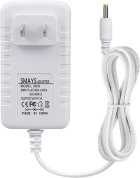 Smays Smays-6v1a-adapter-wt Power Cord For Vtech Audio Baby Monitor Dm111 Dm221 Parent Unit