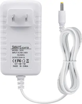 Smays-6v1a-adapter-wt Smays Power Cord For Vtech Audio Baby Monitor Dm111 Dm221 Parent Unit