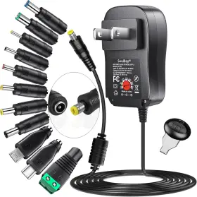 Uc27u Soulbay Universal Ac/dc Adapter 41w Switching Power Supply Multi Black