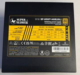 Super Flower Sf-850f14ge Gl Leadex Iii Gold Up Atx 3.1 850w 80 Sf-850f14ge Gl Psu Black