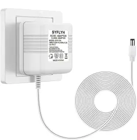 Syflyh-03500 Syflyh 120v To 3v Power Adaptor For Frabill Aerators Charging Cord White