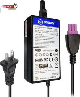 T Power 726084686229 T-power 32v 3-pin Purple Tip Dc Charger For Hp Deskjet Ink Advantage All-in-one