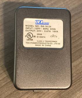 Tdc Da-16-24 Power Supply Products Class 2 Transformer Only