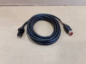 Toshiba 3ac00744200 24v Powered Usb To Printer Cable 4m Black For 6145-2tc