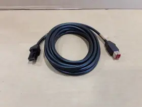 3ac00744200 Toshiba 24v Powered Usb To Printer Cable 4m Black For 6145-2tc