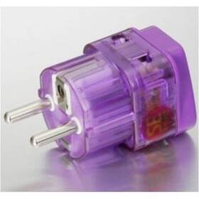 Travel Ready 4336300023 Ac Power Adapter Plug For France Germany Europe Spain Turkey Purple