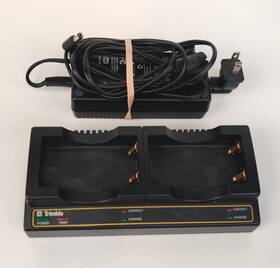 Trimble 41117-00 Dual Charger Battery W 18v 3a Power Supply For Dini 5800 R8 R7