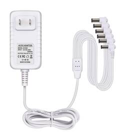 Uause 94654 4.5v Power Adapter For Lemax Halloween And Christmas Lighted Accessory White