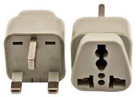 Vct Vp-102 Universal Plug Adapter For Uk Converts Plugs From All Ivory