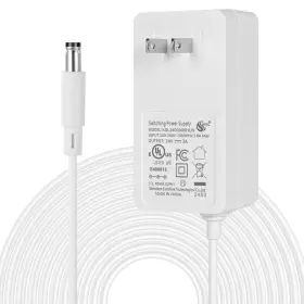 29839384 Wefomey 24v 3a Power Supply Ul Listed Ac 100 240v To Dc Adapter White