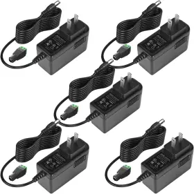 Ps120v2000 Wefomey 12v 2a Power Supply Adapter Ul-listed 120v Ac To Dc Black