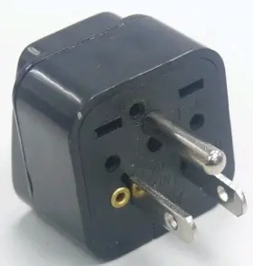 4330915202 Wonpro Wa-5 Universal Power Adaptor Converts Uk/eu To Us Black
