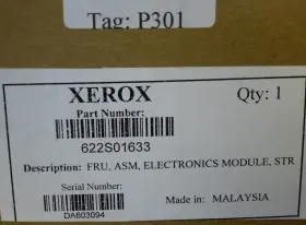622s01633 Xerox 084k37207 Fru Asm Colorqube 8570 Electronics Module Str P301 New