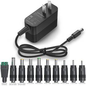 Xhuchinmal 12001000 12v Power Supply Ac Adapter 12 Volt Charger Universal For Black