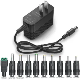 12001000 Xhuchinmal 12v Power Supply Ac Adapter 12 Volt Charger Universal For Black