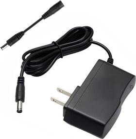 Yoofone Yf-9v0 9v Guitar Pedal Power Supply 0.5a Adapter Ac 100-240v To Dc 9 Black