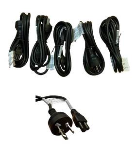 Zebra 105950-066 Ac Cord Argentina Plug Iram /c5 Mickey Mouse For Label Printer Pack 5