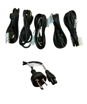 105950-066 Zebra Ac Cord Argentina Plug Iram /c5 Mickey Mouse For Label Printer Pack 5