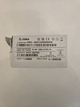 Zebra Pwr8ga12v50w0ww Sawa-56-41612a Power Supply 50w 12v 4.16a Pwr-8ga12v50w0ww Open Box