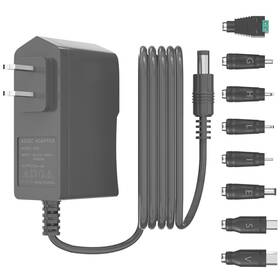 Zyhkjyl Nf05665 Universal 5v 2a Power Supply Adapter Dc Plug With 8 Tips Black