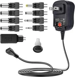 12W Universal Ac Adapter Reversible Polarity Multi Voltage Dc Power Supply, With New. Price: $22.80.