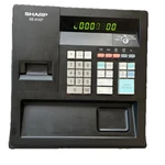 Sharp XE-A107 Electronic Cash Register With Key, Powers On, Untested For. Price: $49.97.