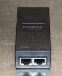 Pluspoe Power Over Ethernet Adapter Gigabit Compatible Max 24W 802.3AF PE-P2401G Used. Price: $19.99.