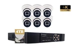 Evertech 4K 8MP Channel 6 Camera Poe Ip Security Nvr Recorder System New. Price: $649.99.
