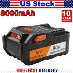 Volt Hyper Lithium Battery 8000MAH For Ridgid R840087 R840085 Tools New. Price: $33.99.