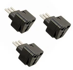 3X Hqrp Portable Italian Grounded Universal Travel Plug Adapter 110V-240V New. Price: $14.45.