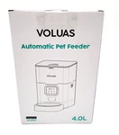Voluas 4.0 Liters Capacity Automatic Pet Feeder Model VL001 - White New. Price: $11.25.