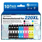 10PK T220XL Ink Cartridge Epson Workforce WF-2750 WF-2760 WF-2630 New. Price: $25.19.