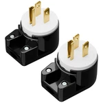 (2PACK) Nema 5-15P Plug, Plugrand 15A 125V Right Angle Di... New. Price: $15.24.
