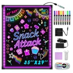 Hosim Large Led Message Writing Board 35"X27" Illuminated Erasable Neon Resta... New. Price: $129.65.