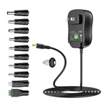 Basicvolt Universal Power Supply 6V 7.5V 9V 12V 13.5V 15V 3A 2.5A Black New. Price: $27.38.