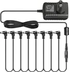 Guitar Pedal Power Supply Ac Wall Charger Adapter Dc 9V 1A 1000MA Tip Negative 8 New. Price: $29.99.