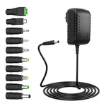 15V 2A Power Supply With Interchangeable Dc Plug, 100-240V To Black New. Price: $19.22.