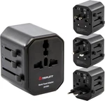 UA100A International Universal World Travel Adapter With Usb-a And Usb-c (10A, 2 New. Price: $34.99.