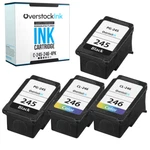 4PK PG-245 CL-246 Ink Cartridges For Canon Pixma MG2520 MG2522 MG2525 MG2555 New. Price: $73.59.