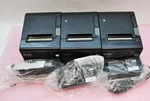 Lot Of 3 Epson TM-T88VI Pos Thermal Receipt Printer W/ Adapter T8-B10 Used. Price: $297.00.